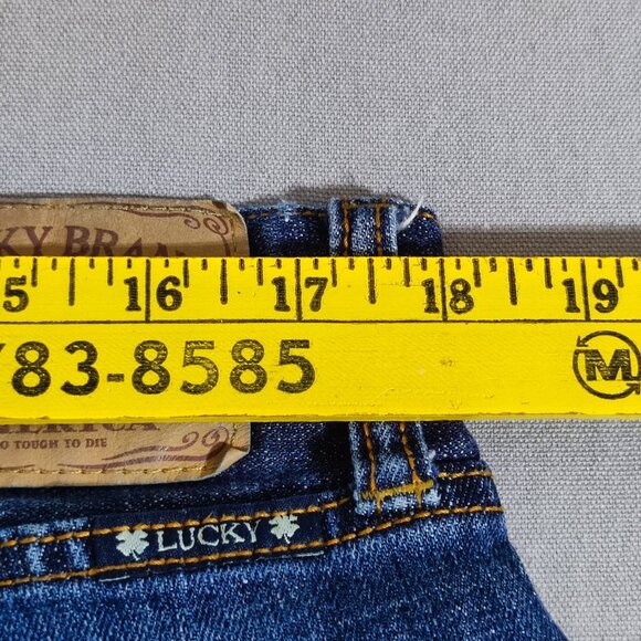 Lucy Brand Jeans men's size 36X30 ink blue colour 361 Vintage Straight jeans - Picture 11 of 13